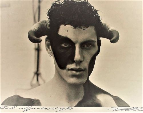 newloverofbeauty:Paul Blanca:  Bull Self-Portrait  (1985)
