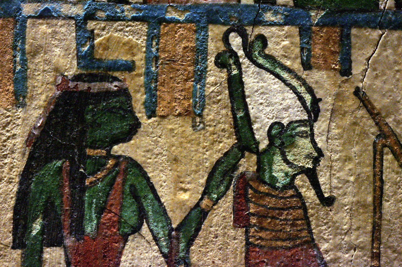 ancientart:  &ldquo;Heaven shouts, earth trembles In dread of you, Osiris, at