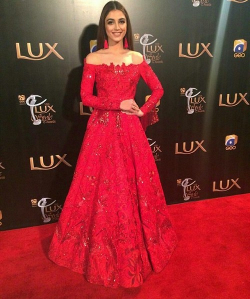 Maya Ali in Nomi Ansari for Lux Style Awards 2017