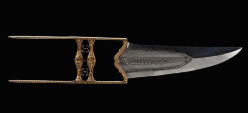 Indian katar, 17th century.from The Jorge Caravana Collection