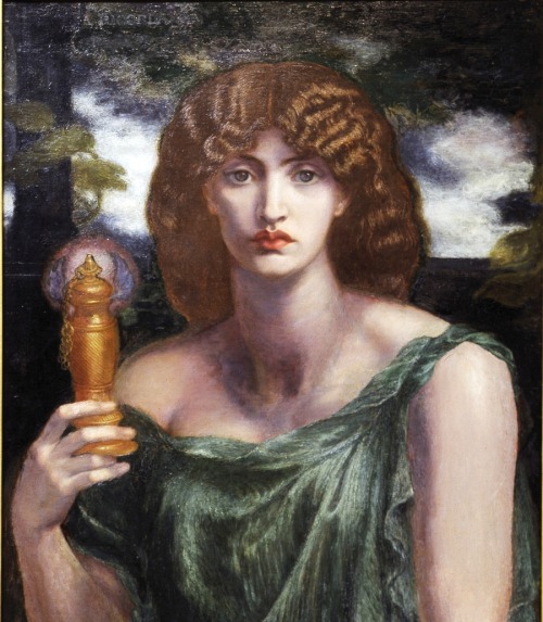 Mnemosyne by Dante Gabriel Rossetti, 1881.
