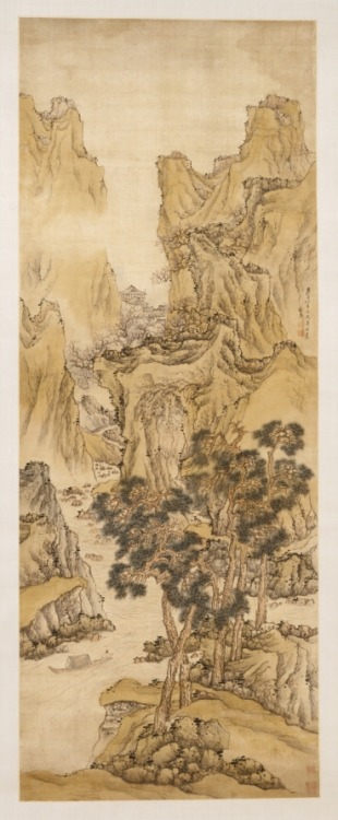 The Peach Blossom Spring, Liu Du, 1650, Cleveland Museum of Art: Chinese ArtSize: Painting: 135.8 x 