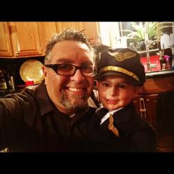 Last night this little Airline Captain flew