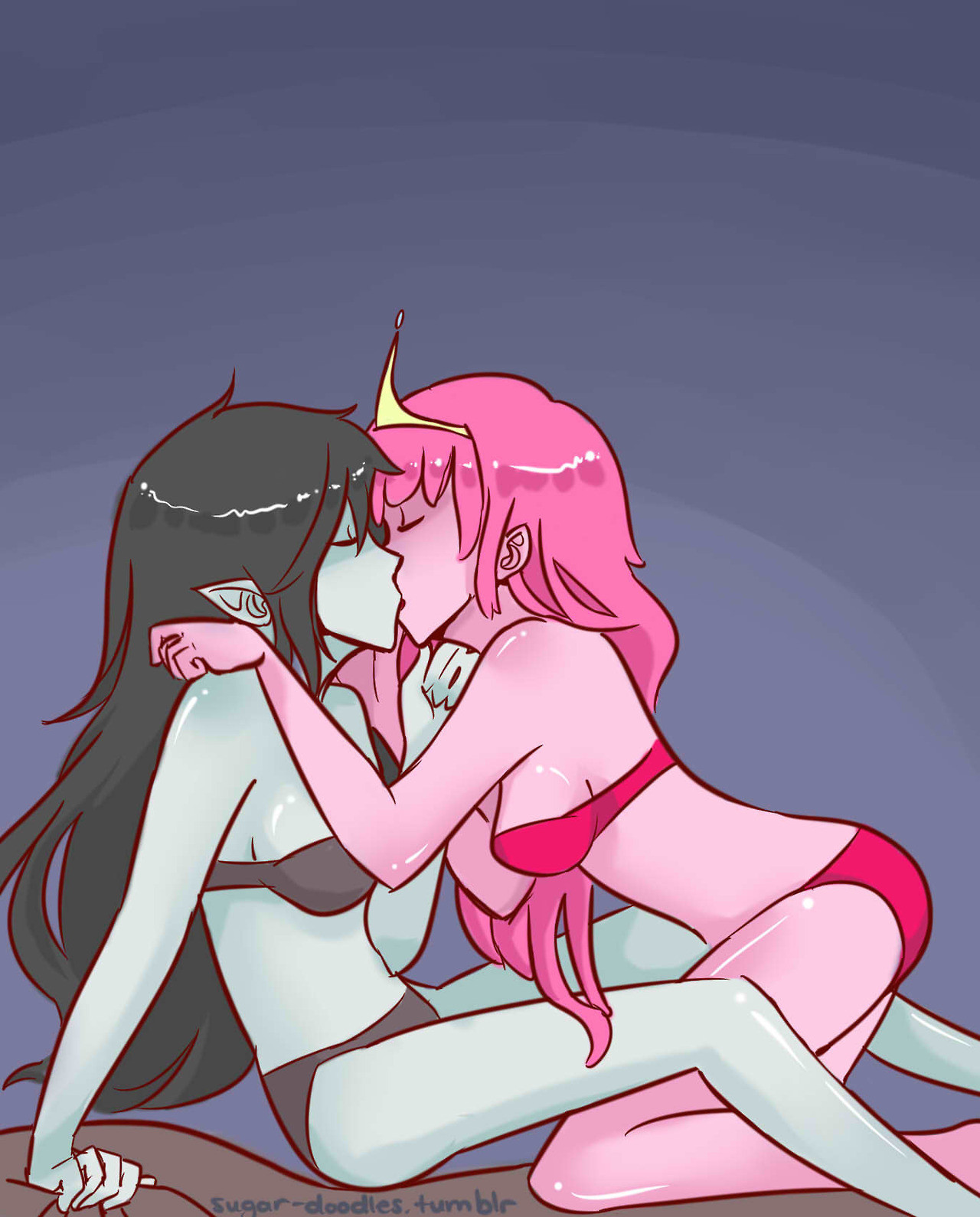 nsfw-lesbian-cartoons-members:  Lesbian Adventure time Request Filled Source: Image
