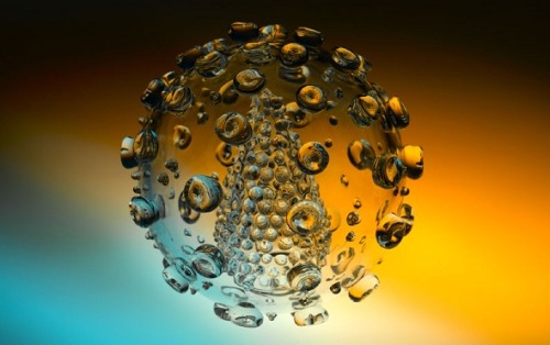 sixpenceee:  Luke Jerram makes exact glass replicas of harmful viruses. Each replica is 1,000,000 times the size of the actual virus. From top to bottom we have swine flu, HIV, T4 bacteriophage, malaria, small pox, SARS,HPV & E. Coli.  