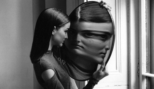 last-picture-show:  Duane Michals, Dr. Heisenberg’s Magic Mirror of Uncertainty, 1998