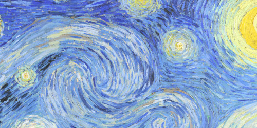 hirohamada:ART HISTORY MEME;Vincent van Gogh + Yellow-Blue Gradient