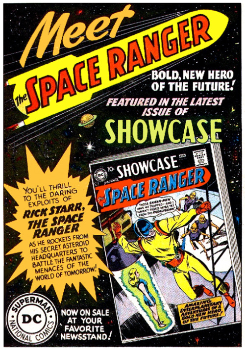 DC’s Silver Age house ads were such a great example of mid-20th century graphic design. I used to lo