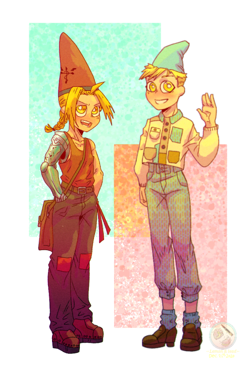 lemon-and-lead:here it is bois, its the bois! I said I was drawing fma gnomes. 