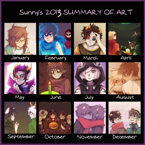 I do this meme every year but then I always forget to post it lma o2012 and 2013 version : ^ )