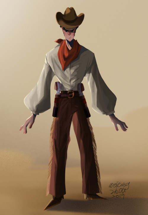 character design -cowboy  