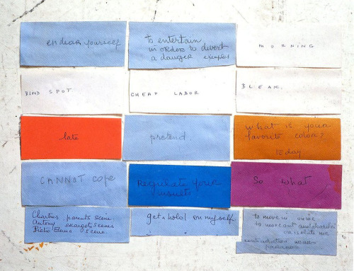 creaturesofcomfort:Louise Bourgeois’ writings to herself.