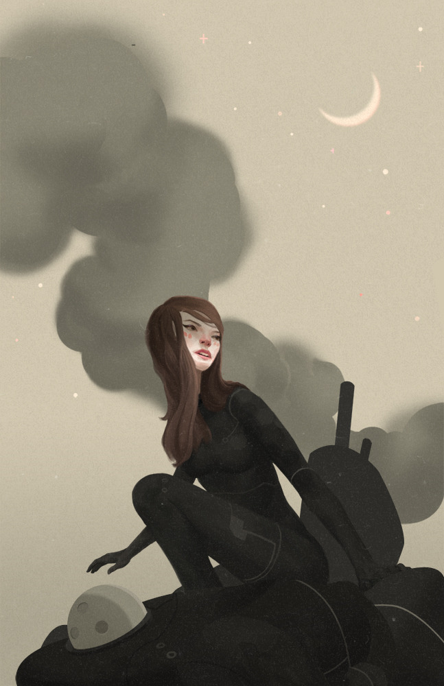 zachmontoya:  Here is a sci-fi piece, having fun playing with proportions.  