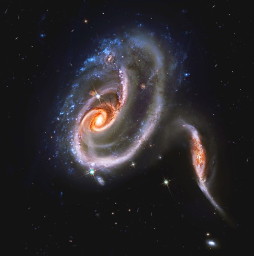 Arp 273, Galaxy Rose