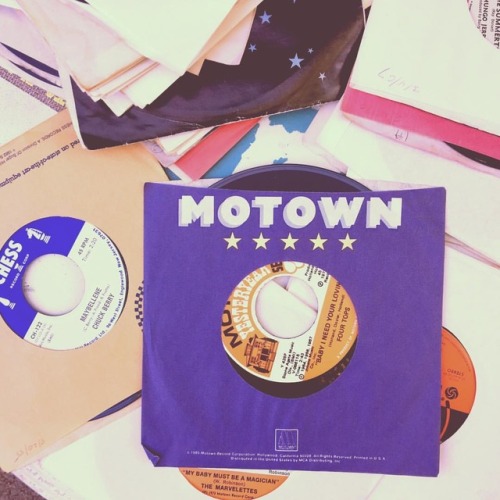 Summer Tunes #motown #chuckberry #45s #toohotforanythingelse #1960s