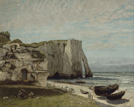 nevver:  Painters of the cliffs of Étretat 