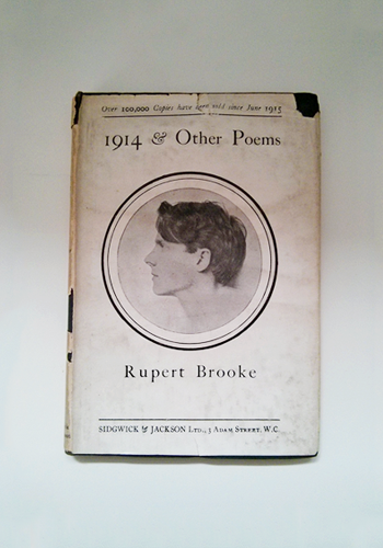 gnossienne:One of my most treasured literary possessions - a first edition of Rupert Brooke’s war po