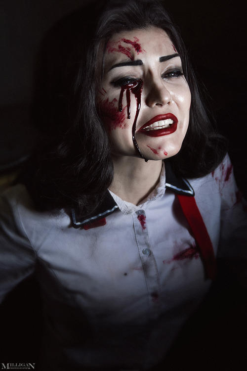   BioShock Infinite: Burial at Sea Christina Fink as ElizabethMichael as Fontaine  photo by me