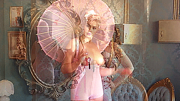 damoclessword:  Stefania Ferrario Shapewear Burlesque part 3   &lt;3 &lt;3
