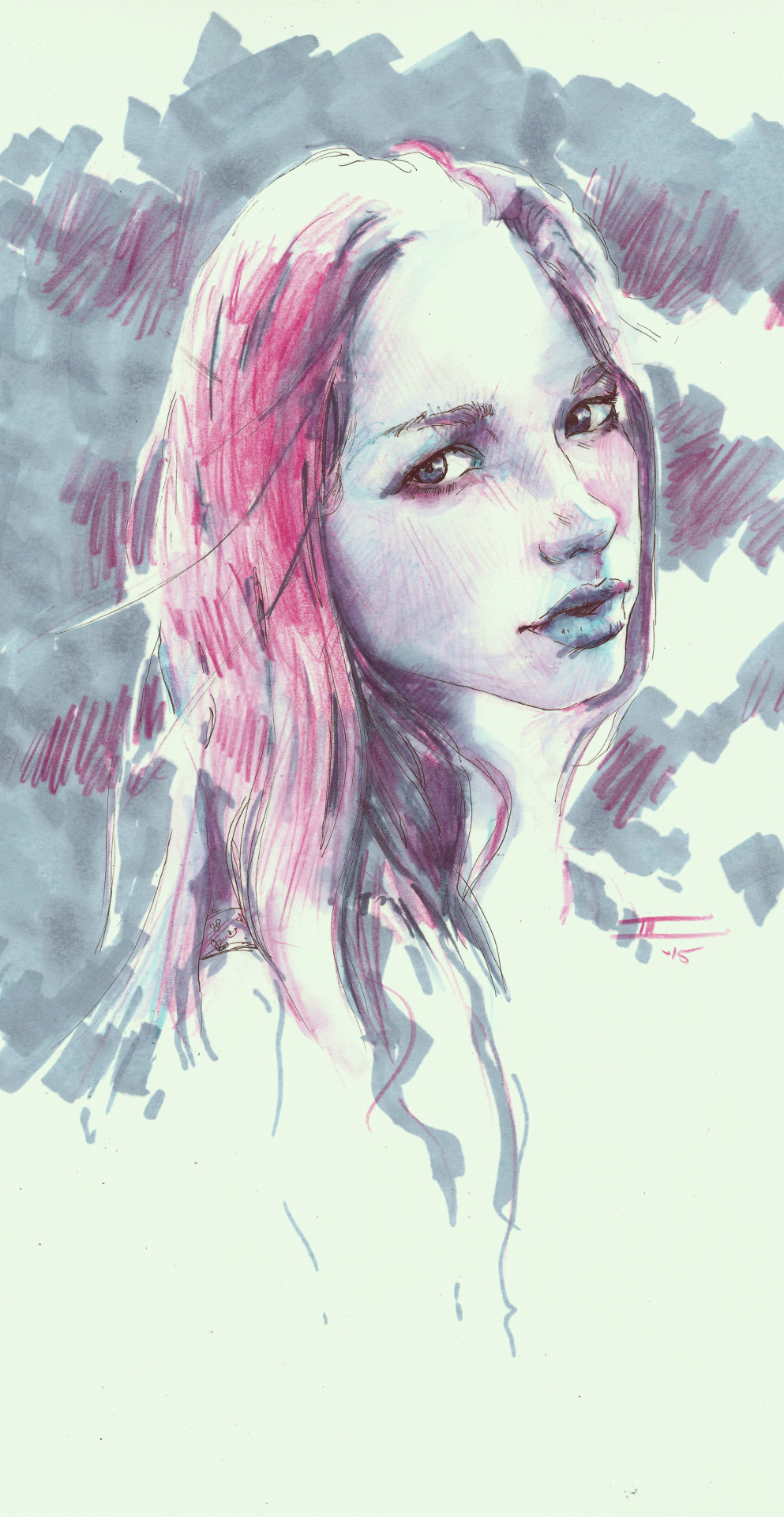 eatsleepdraw:  linesdotsanddimples:  Here’s some new stuff:) Getting more into