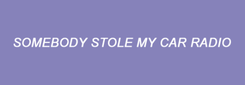 mickoymilkovich:  SCREEN // CAR RADIO // FAIRLY LOCAL // TEAR IN MY HEART // LANE BOY (x)