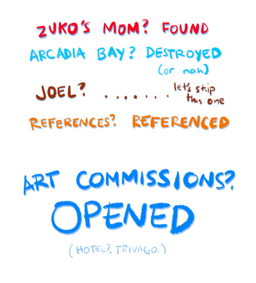 Hey guys! I’m officially opening up commissions now that my webtoon is finishing up. We can di