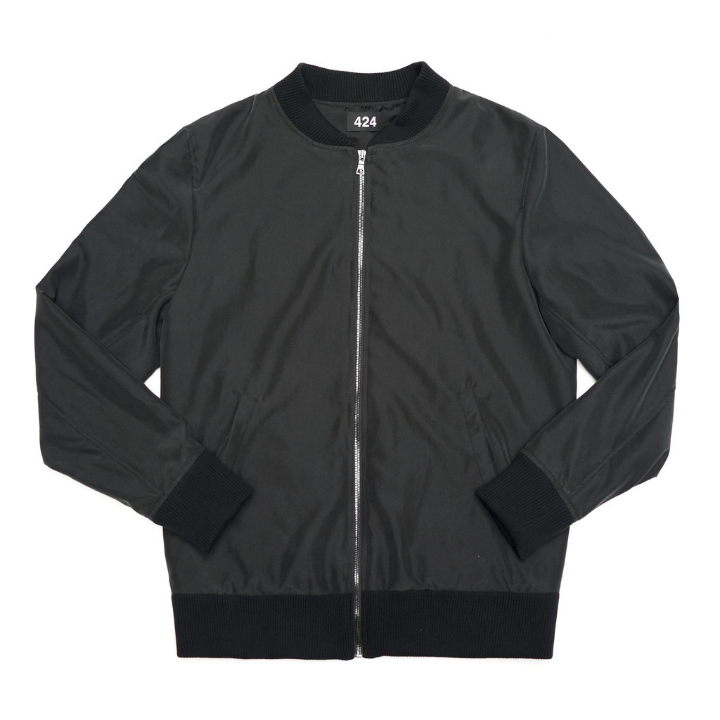 424onfairfax:  Yeezus embroidered bomber (front)