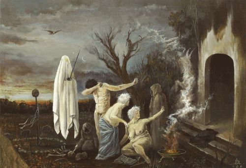 cafab: ritualcircle: ‘Witches at their incantations’ after Salvator Rosa David S. Herrer