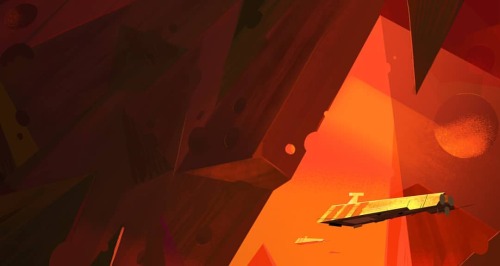 A little speed I did for fun. The Homeworld vibe is strong here ahaha . . #speedpainting #spaceship 