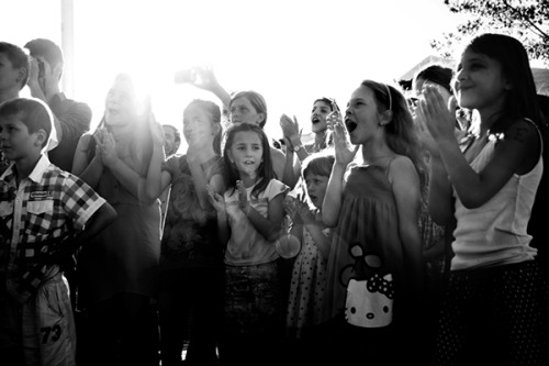 At a beauty pageant in Rahovec, Kosovo. (Source.)