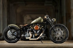 bobberinspiration:  Harley-Davidson Shovelhead