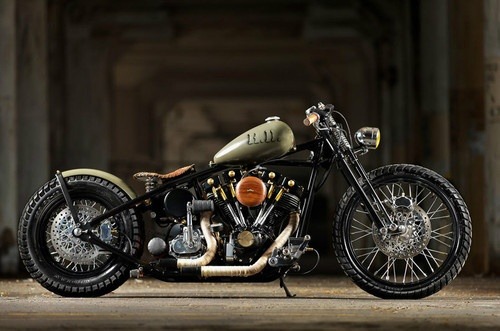 Porn Pics bobberinspiration:  Harley-Davidson Shovelhead