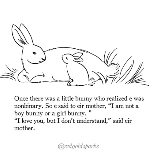 kitbulls: redgoldsparks: The Nonbinary Bunny by Maia Kobabe (with deep respect for Margaret Wise Bro