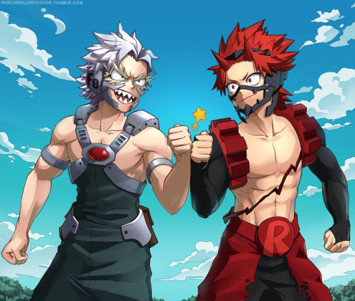 (Late) Birthday bros, Kirishima and Tetsutetsu! Tetsutetsu, bro, why you gotta be so hard to dr