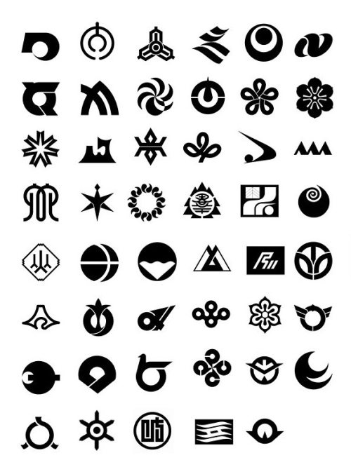 onion-souls:quickquick:(via Brand New: Japan’s Prefecture Icons and Flags) Japanese prefecture
