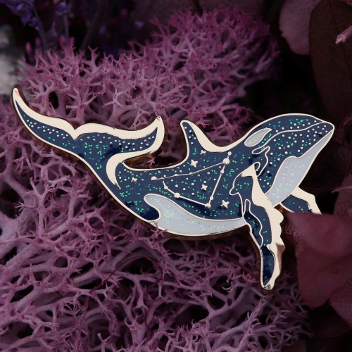 sosuperawesome:Marine Zodiac PinsVermilion Collection on Etsy 