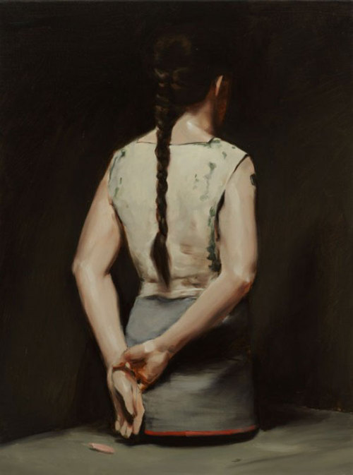 tpulov:  Michaël Borremans (born in 1963 in Belgium) 