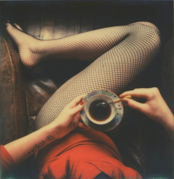 m-as-tu-vu:  by Wilfried Haillot on PX 70 Color Protection   Fishnets and tea!