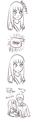 gabzilla-z:  Headcanon: What if Hinata used byakugan and found a condom in Naruto pocket? source for some reason the other doesn’t show at full resolution, so here you go 