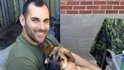 ceebee23:  Cpl. Nathan Cirillo RIP Ottawa 22 October 2014 Cpl Cirillo is on the left in the photo of the memorial …moments later he was shot.. “CBC News has confirmed the Ottawa shooting victim is Nathan Cirillo, 24, a reservist serving in Hamilton