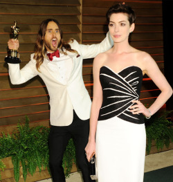 Ddiego:  Jared Leto Is Happy For His Oscar   She Looks Like She Is Going To Slap