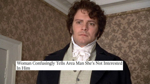 ineptshieldmaid:kcinpa:Pride and Prejudice 1995 + The Onion headlines, part 4/5Original by whatwould