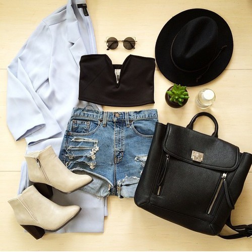 thestyle-addict: Bag&gt;&gt;sunglasess&gt;&gt;Boots&gt;&gt;Vest&gt;&