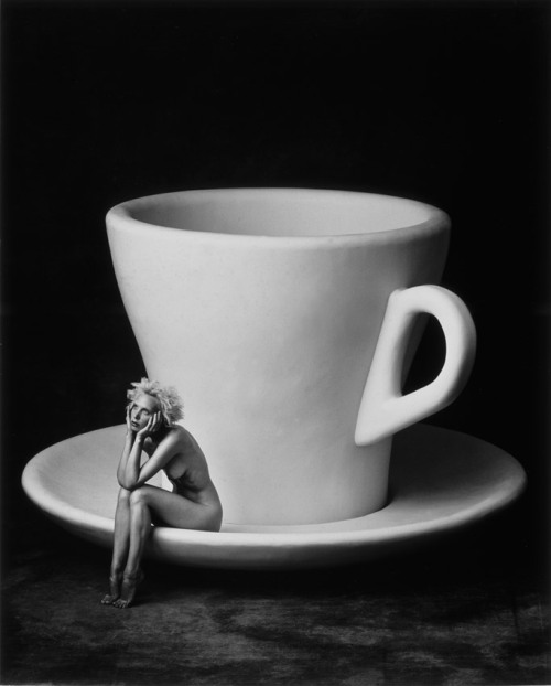 Albert Watson, Photography for Lavazza Calendar, 1997. Models Carmen Hawk and Nicole Maddox. Watson 