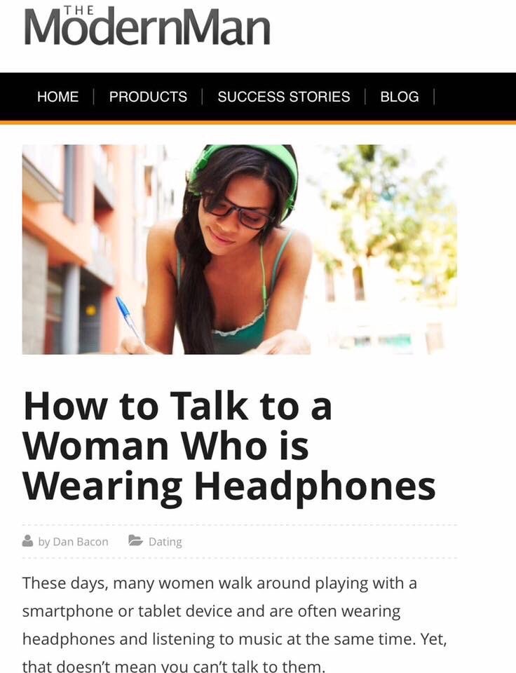 techcat-mod:  chocobbunnii:  la-ragazza-inglese:  ilovepeppers:   Where to begin with all this   Sometimes I purposely have headphones in with no actual music to stop people from trying to talk to me. Enraging.   What incel wrote this article. This is