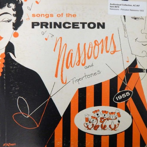 Tiger Tuesday: (Look for the tigers in the bottom right.) Songs of the Princeton Nassoons album cove