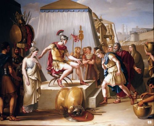 The Continence of Scipio.Oil on canvas.Luis de Madrazo y Kuntz.