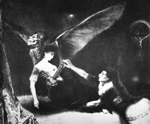 spectral-insomnia:  Louis Boulanger - “The Phantoms” - 1829. 