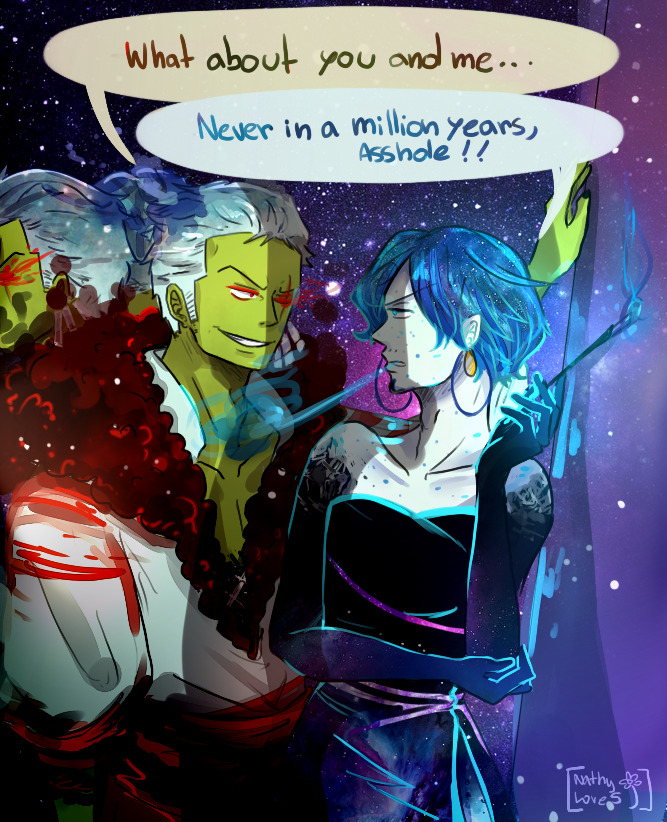 zusu-art05:  Dear genderfluidsanji, this is a present for you, cuz I really love