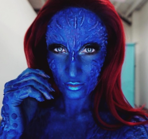 comicbookcosplayvixens: Mystique (movie version) by Holly T. Wolf
